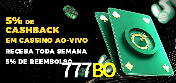 Promoções do cassino ao Vivo 777BO